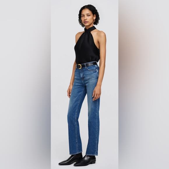 Jonathan Simkhai NWT The Liam Straight Jeans in Coronado (JS-2) - Picture 3 of 5